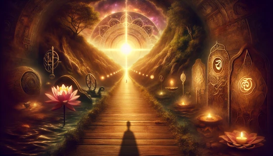 sentiero verso la consapevolezza e l'illuminazione
