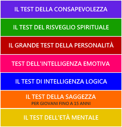tutti i nostri test di personalità semi-professionali